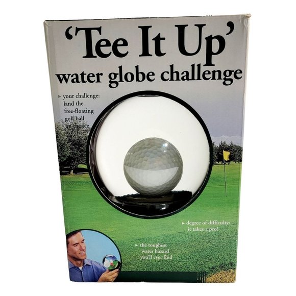 Tee It Up Water Globe Challenge New Old Stock From 2003 - Picture 1 of 11